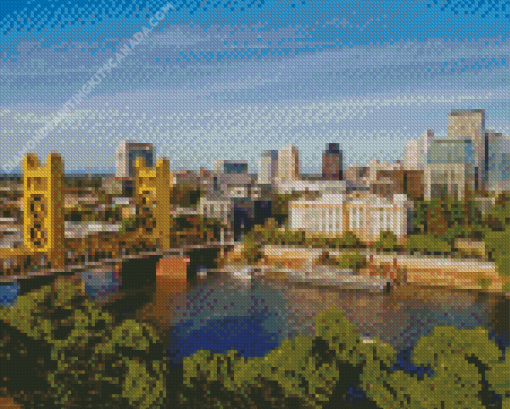 Sacramento City Diamond Painting