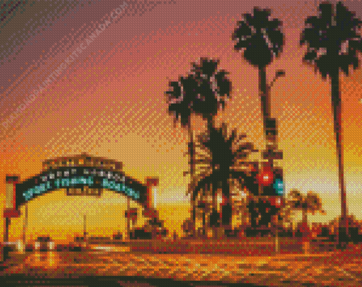 Santa Monica Down Town Diamond Painting