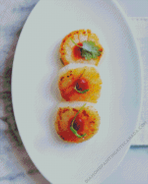 Scallops Dish Diamond Painting