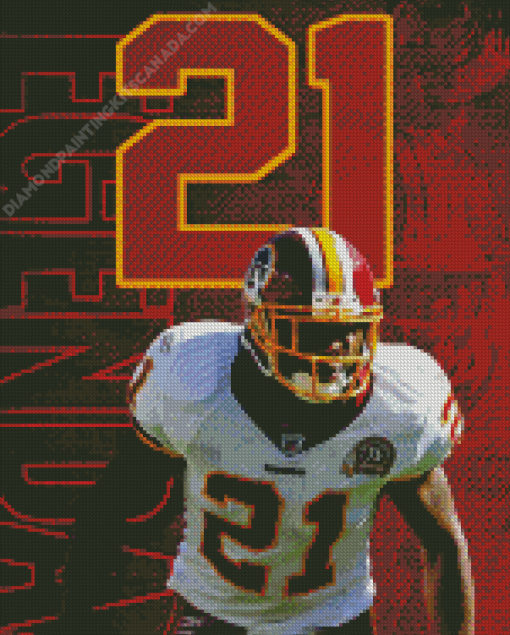 Sean Taylor Poster Diamond Painting