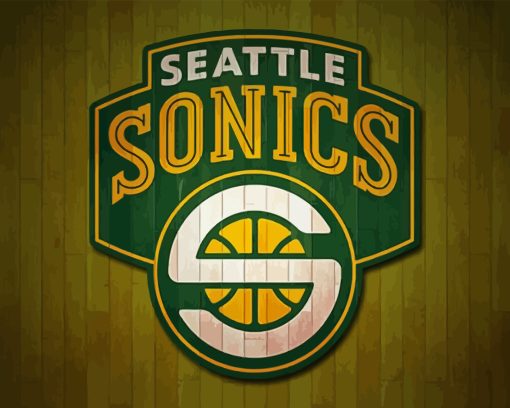 Seattle Supersonics Logo Diamond Painting