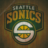 Seattle Supersonics Logo Diamond Painting