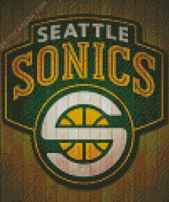 Seattle Supersonics Logo Diamond Painting