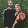 Seth Rollins And Becky Lynch Diamond Painting