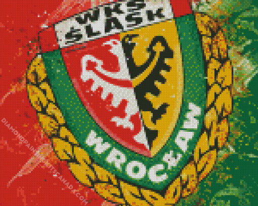 Slask Wroclaw Logo Art Diamond Painting