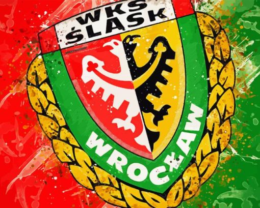 Slask Wroclaw Logo Art Diamond Painting