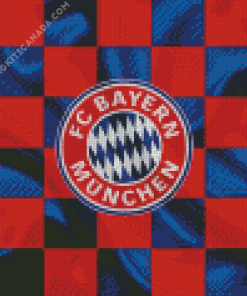 Soccer Club Bayern Munich Logo Diamond Painting