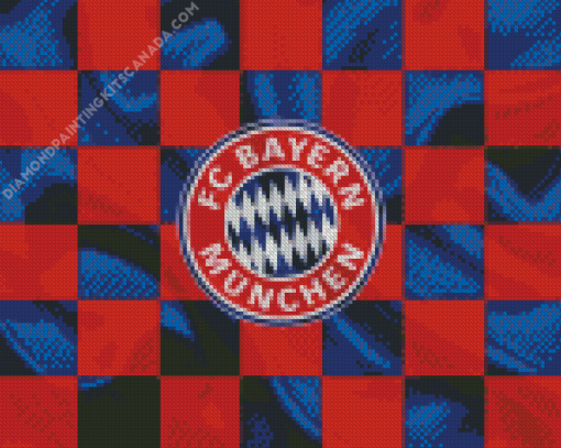 Soccer Club Bayern Munich Logo Diamond Painting