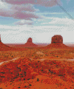 Southwestern Desert Landscape Diamond Painting
