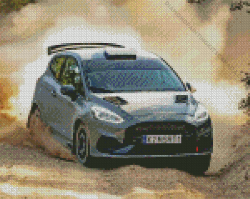 Sport Ford Fiesta Diamond Painting