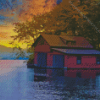 Squam Lake Sunset Diamond Painting