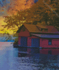 Squam Lake Sunset Diamond Painting