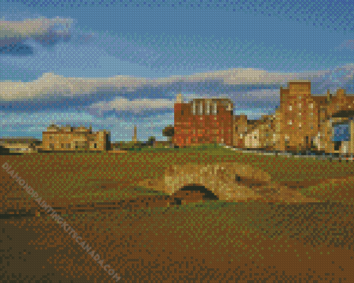 St Andrews Old Bridge Diamond Painting