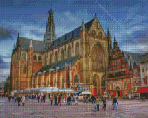 St Bavokerk Haarlem Diamond Painting