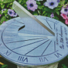 Sundial With Flowers Diamond Painting