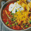 Taco Stew with Cheese Diamond Painting