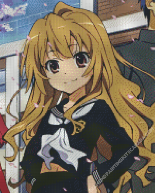 Taiga Aisaka Toradora Anime Character Diamond Painting