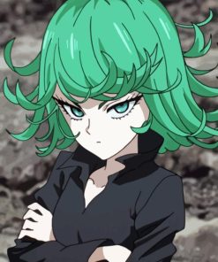 Tatsumaki Anime Character Diamond Painting