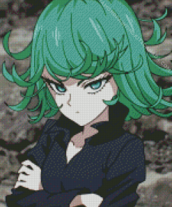 Tatsumaki Anime Character Diamond Painting