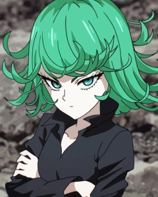 Tatsumaki Anime Character Diamond Painting