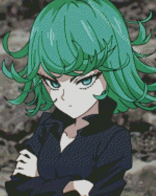 Tatsumaki Anime Character Diamond Painting