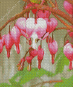 The Asian Bleeding Heart Plant Diamond Painting