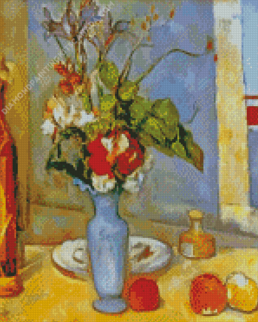 The Blue Vase Paul Cezanne Diamond Painting