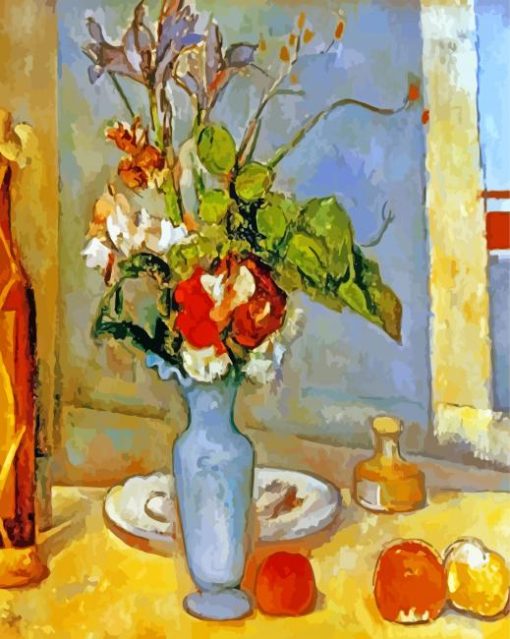 The Blue Vase Paul Cezanne Diamond Painting