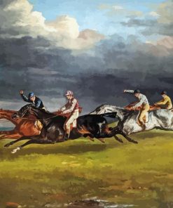 The Epsom Derby Theodore Gericault Diamond Painting