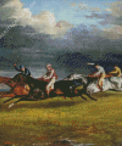 The Epsom Derby Theodore Gericault Diamond Painting