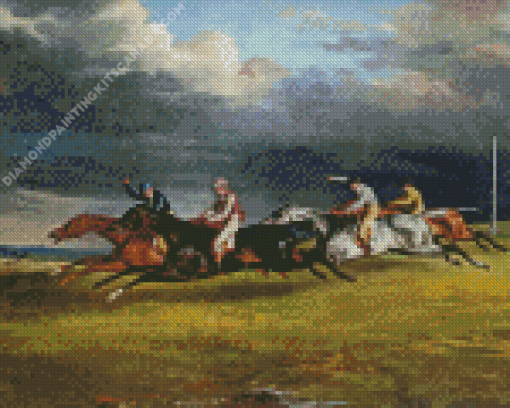 The Epsom Derby Theodore Gericault Diamond Painting