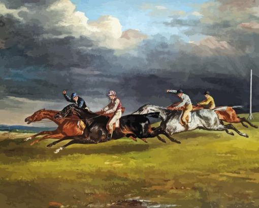 The Epsom Derby Theodore Gericault Diamond Painting