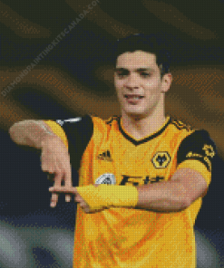 The Footballer Raul Jimenez Diamond Painting