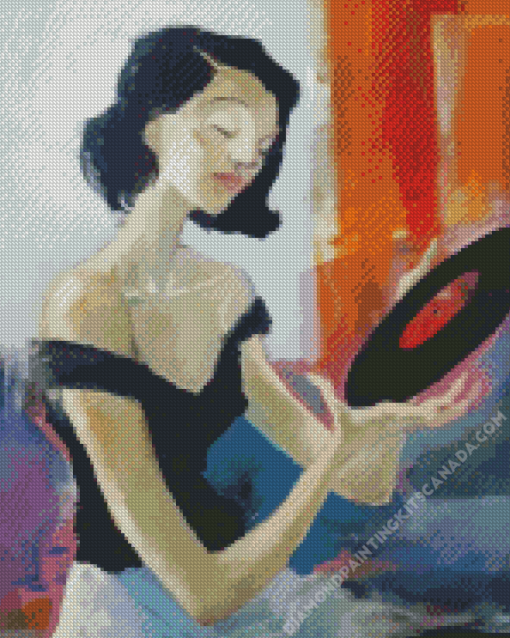 The Record Player Diamond Painting