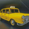 The Yellow Taxi Cab Diamond Painting