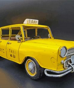 The Yellow Taxi Cab Diamond Painting