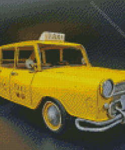 The Yellow Taxi Cab Diamond Painting