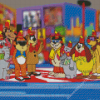 The Banana Splits Cartoon Diamond Painting