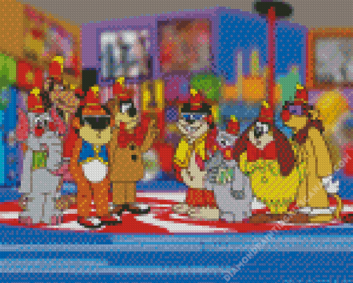 The Banana Splits Cartoon Diamond Painting