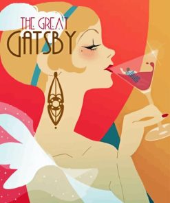 The Great Gatsby Daisy Diamond Painting