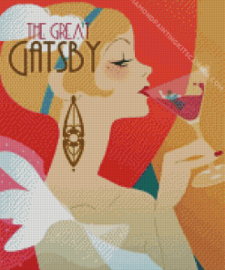 The Great Gatsby Daisy Diamond Painting