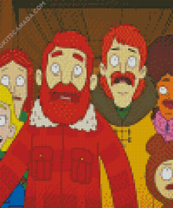 The Great North Characters Diamond Painting