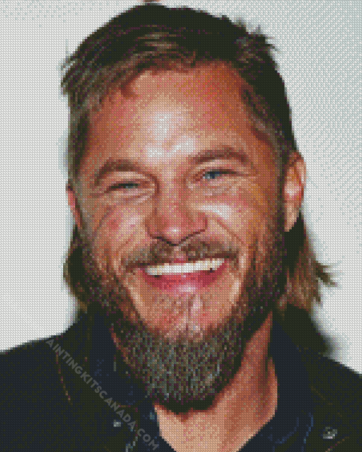 Travis Fimmel Face Diamond Painting