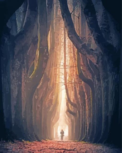 Tree Tunnel Diamond Painting