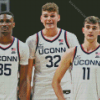 UConn Huskies Basketballers Diamond Painting