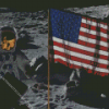 US Flag Apollo 11 Diamond Painting