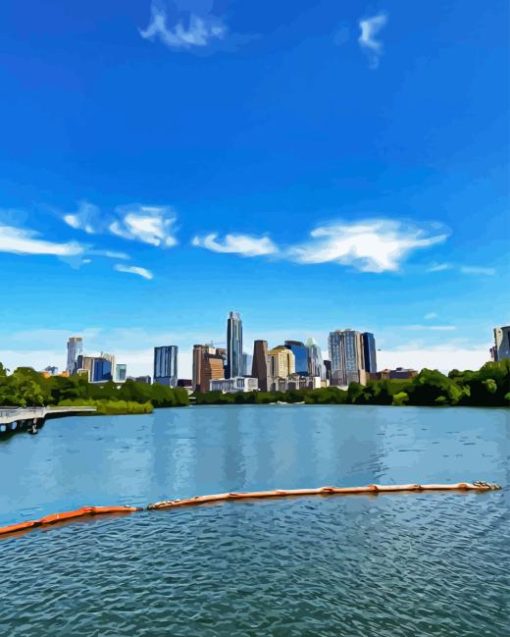 United States Lady Bird Lake Diamond Painting