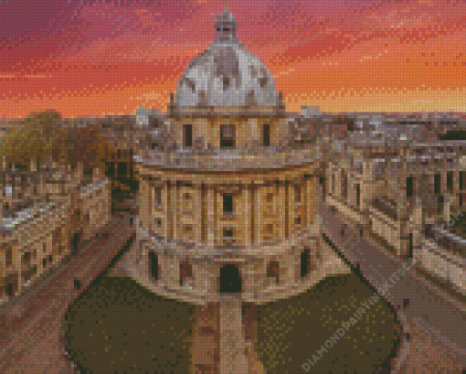 University of Oxford at Sunset Diamond Painting