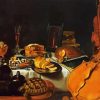 Violin and Food Art Diamond Painting