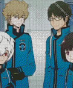 World Trigger Characters Diamond Painting